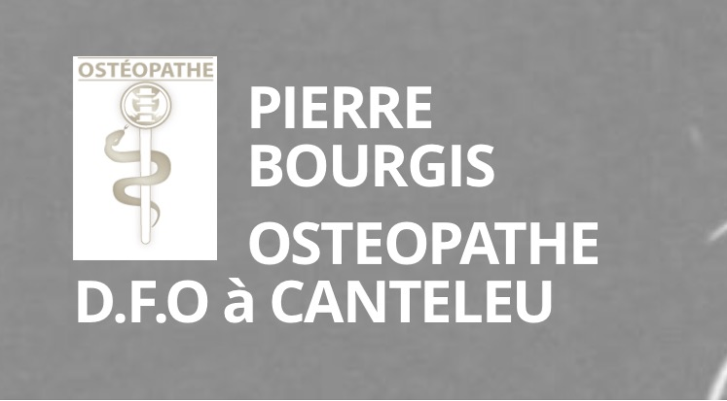 PIERRE BOURGIS OSTEOPATHE D.F.O CANTELEU
